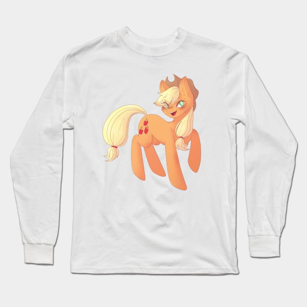 Applejack Long Sleeve T-Shirt by Rainb0w-S0da